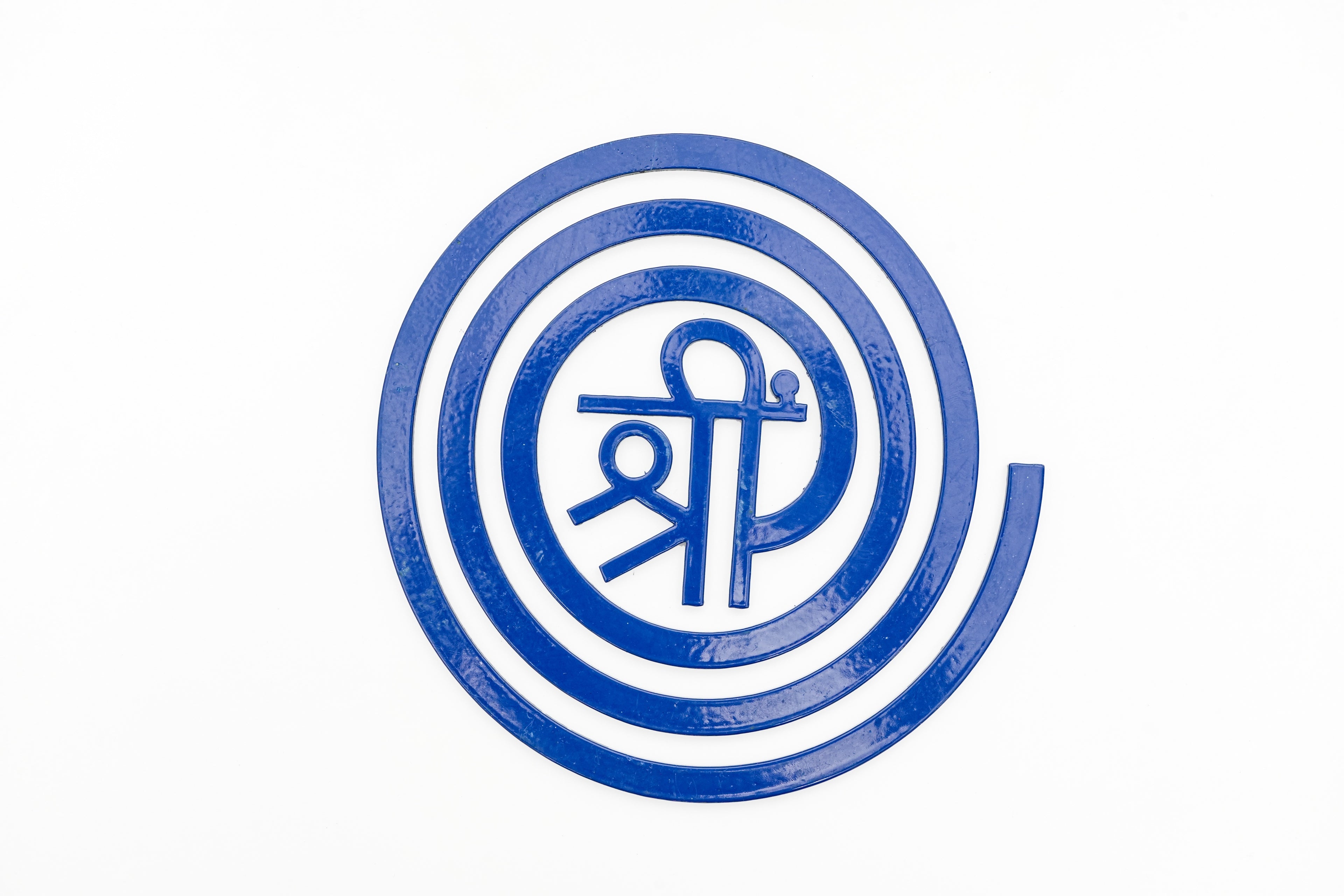 Blue Shree Circular Helix Vastu Yantra