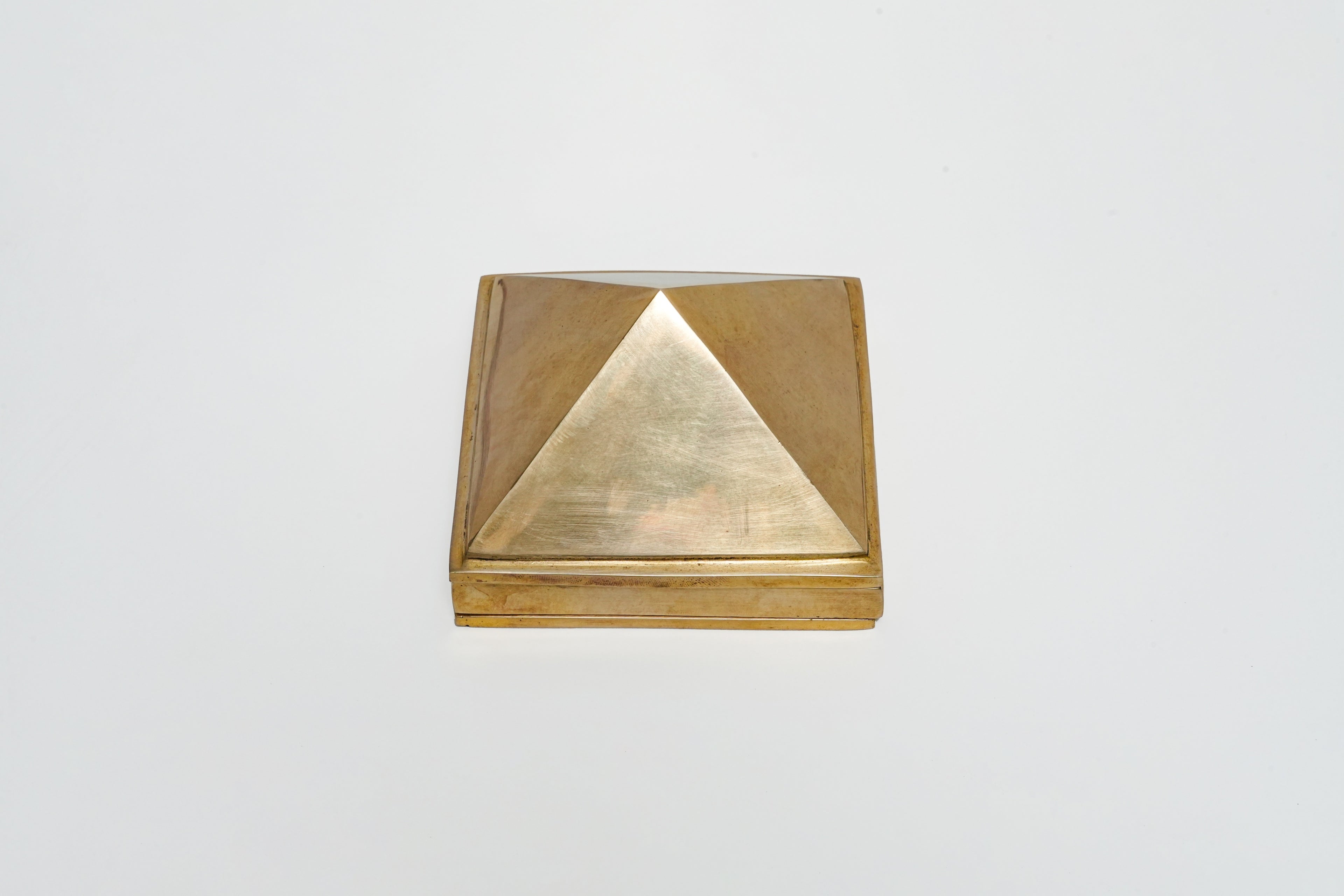 Brass Single Pyramid Vastu Yantra