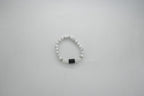 Cancer Howlite And Clear Quartz Bracelet