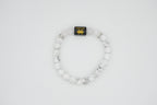 Cancer Howlite And Clear Quartz Bracelet