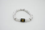 Cancer Howlite And Clear Quartz Bracelet