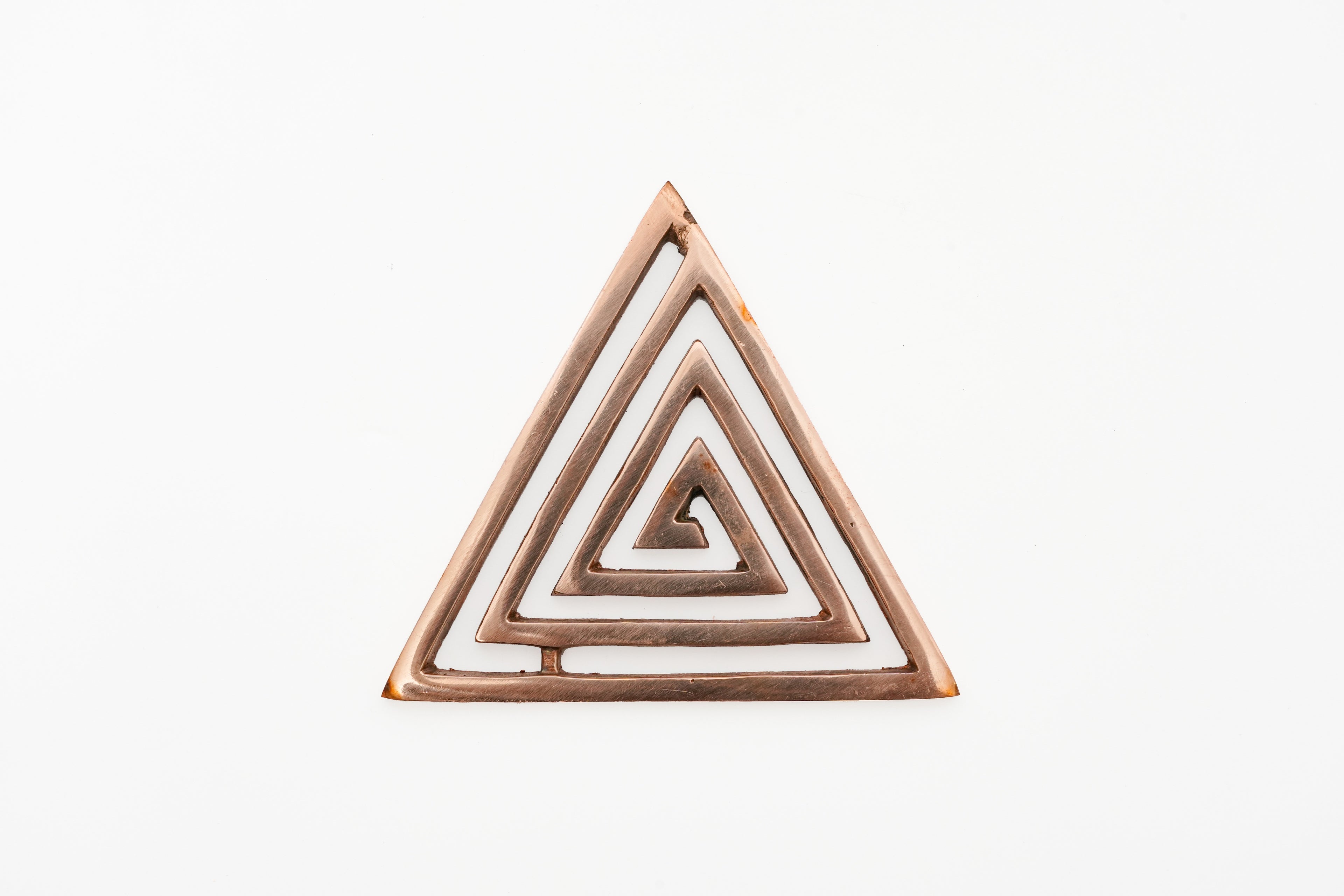 Copper Triangle Helix Vastu Yantra