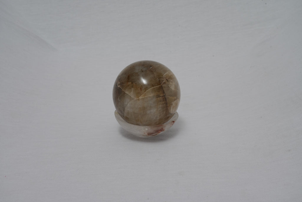 Golden Quartz Crystal Ball