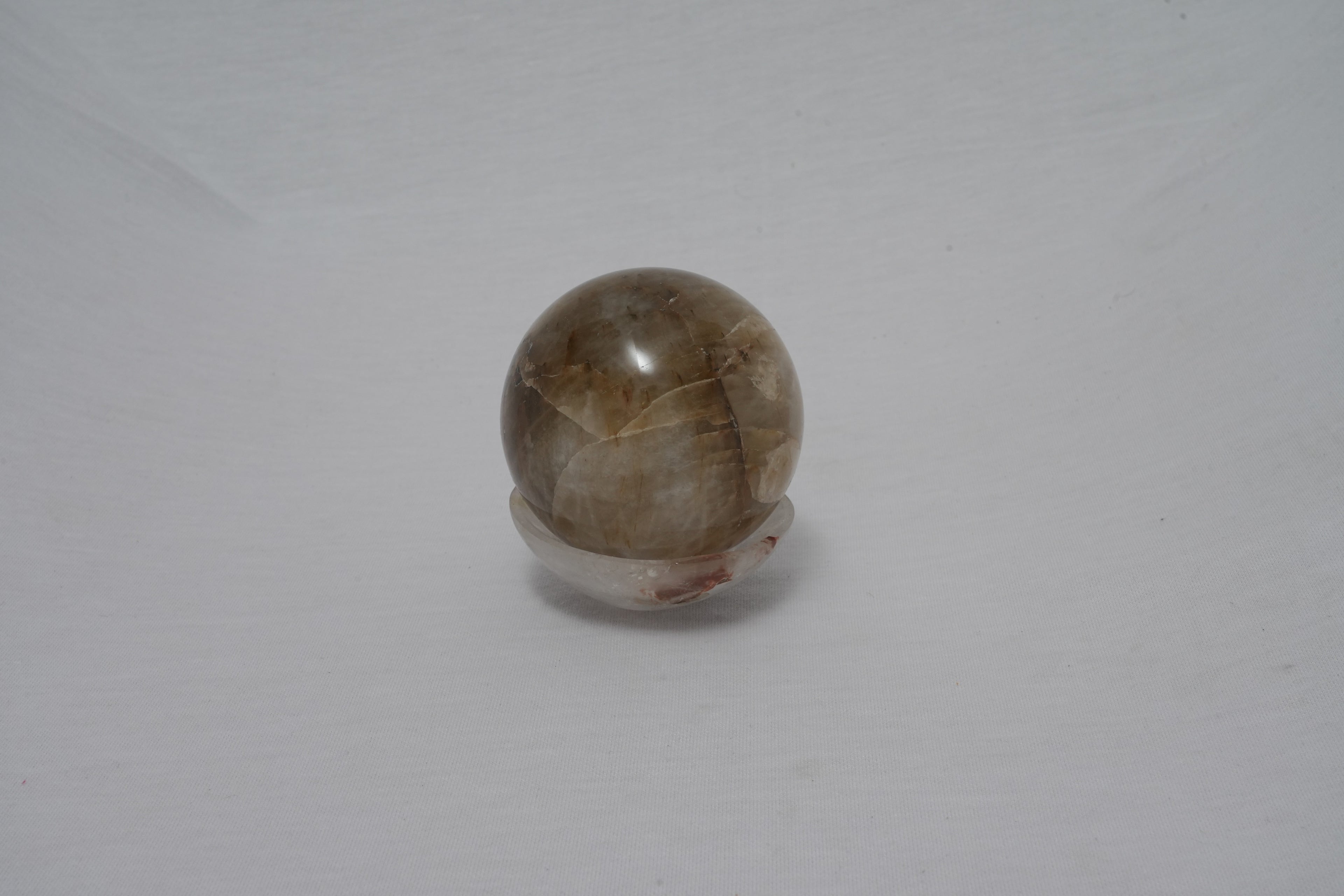 Golden Quartz Crystal Ball
