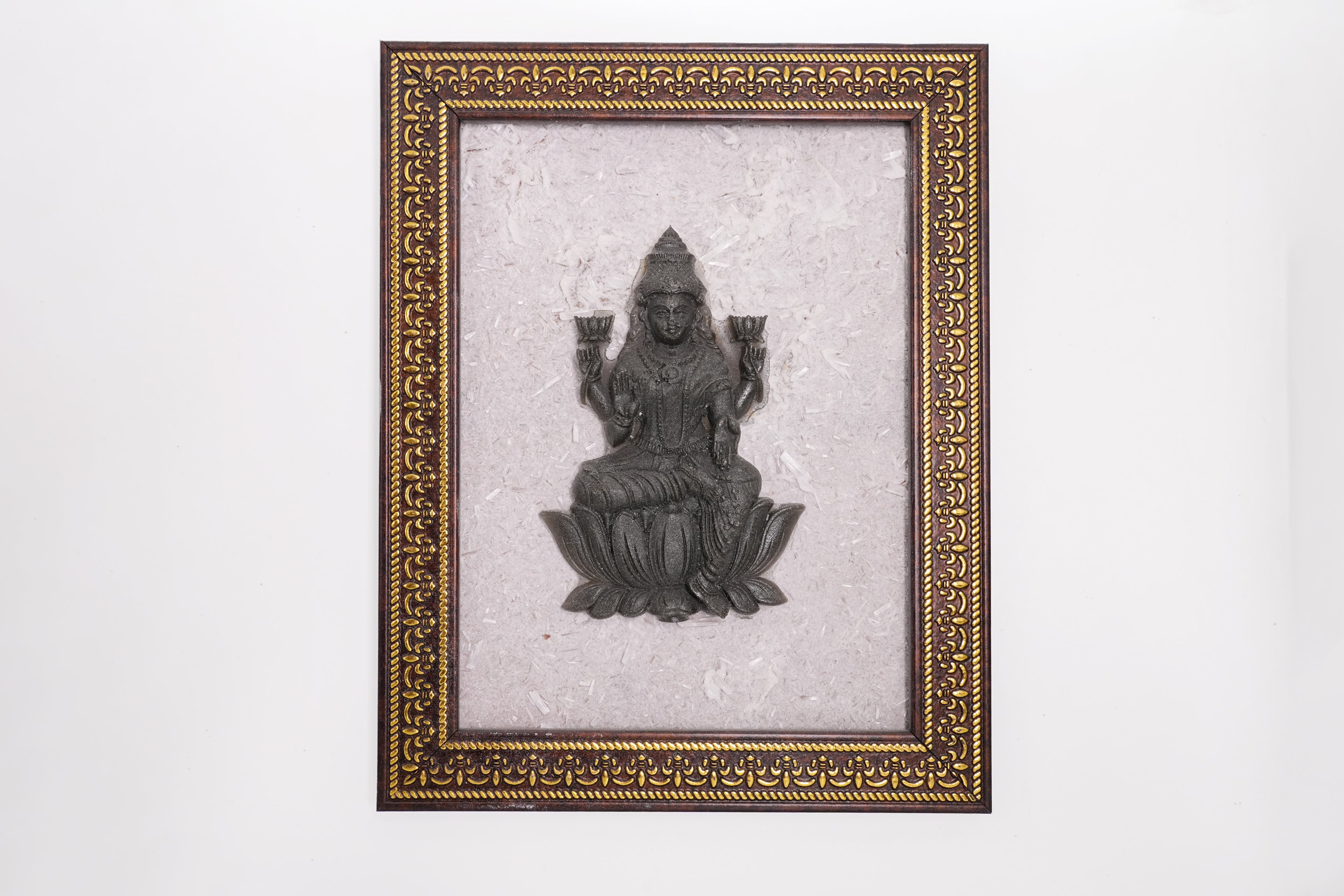 Laxmiji Relief Pyrite Wall Frame