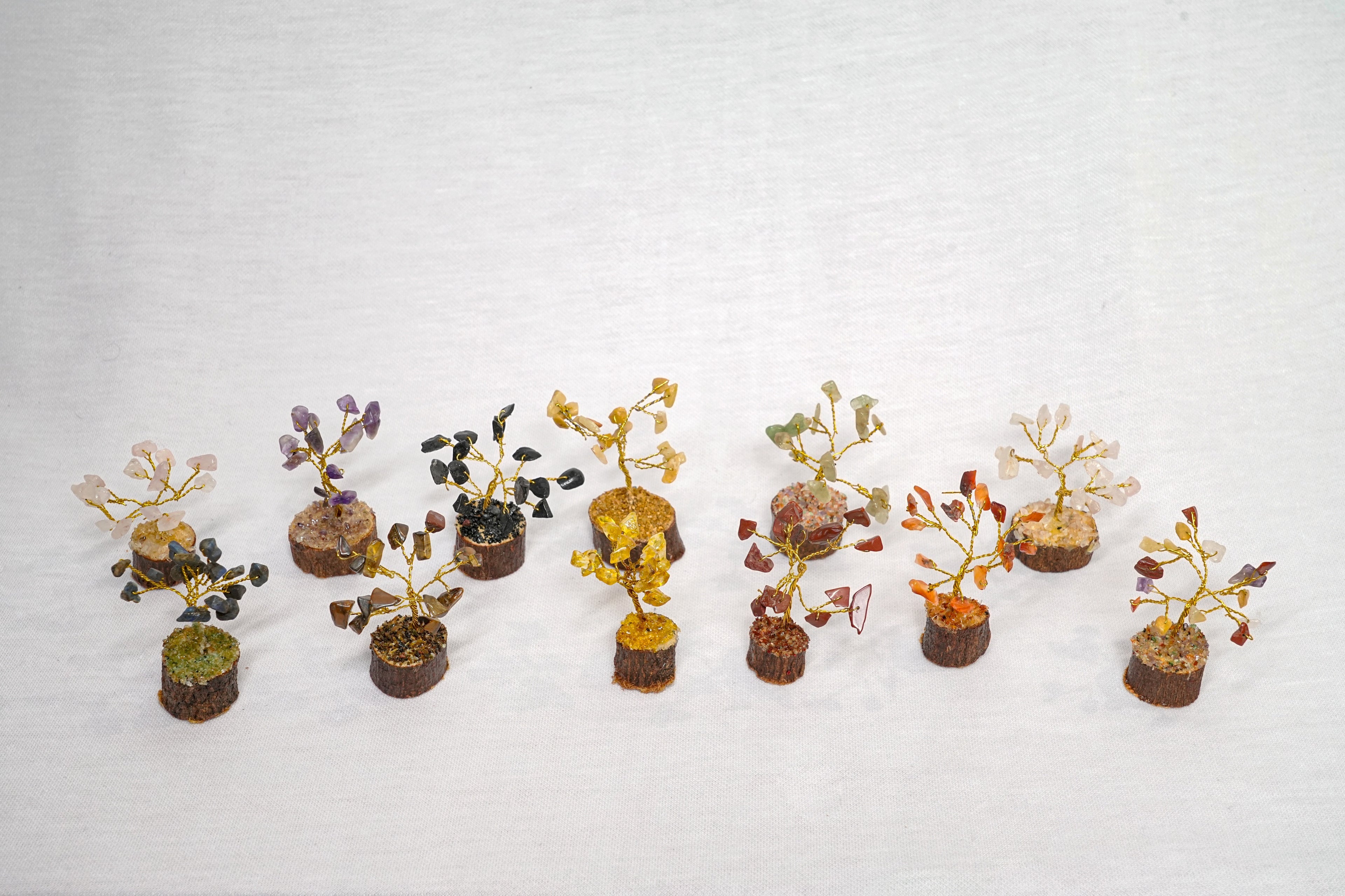 Mini Gemstone Tree Set 12