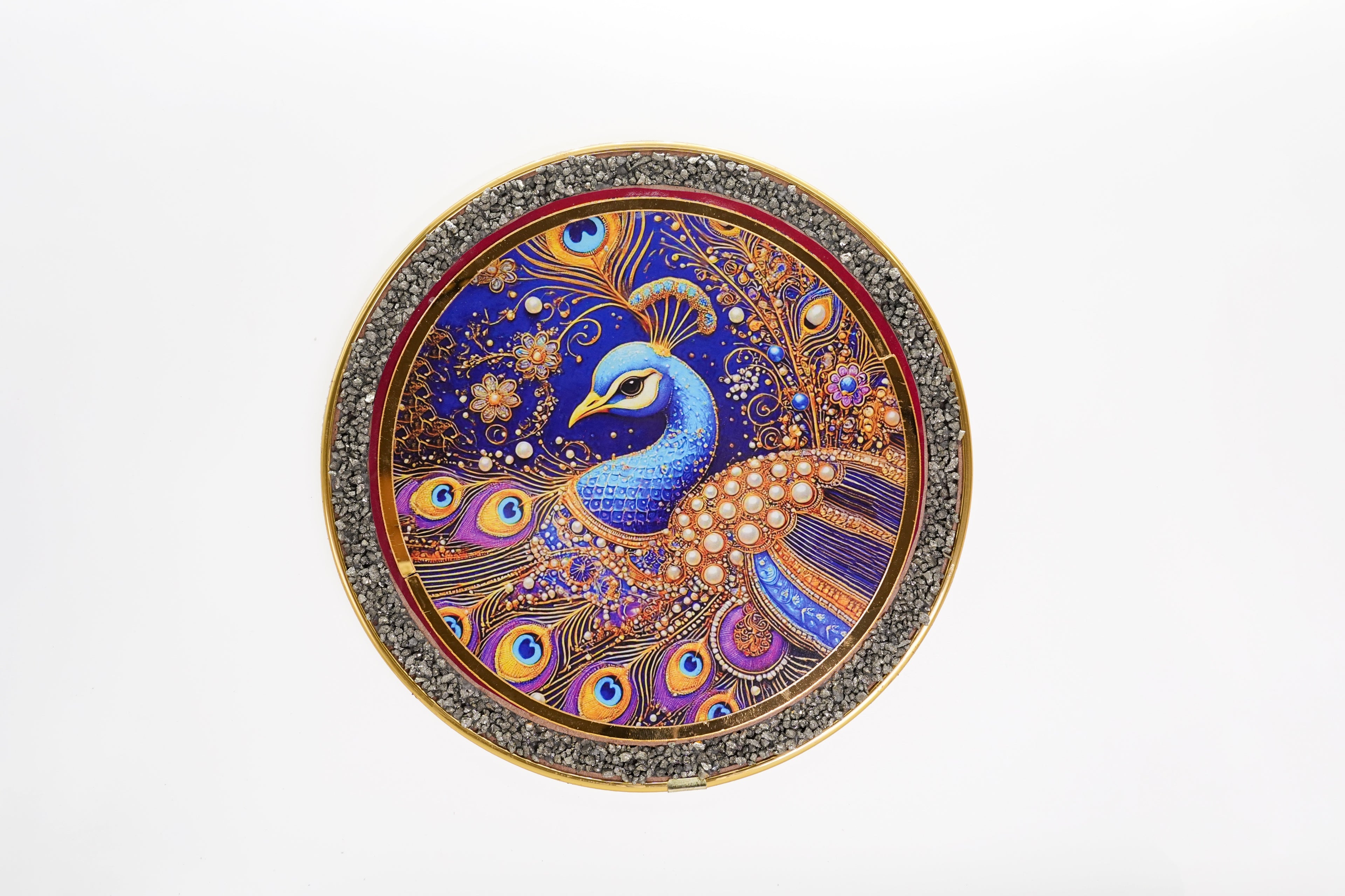 Peacock Pyrite Wall Frame