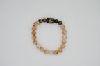 Pisces Rutilated Quartz And Tiger Eye Bracelet