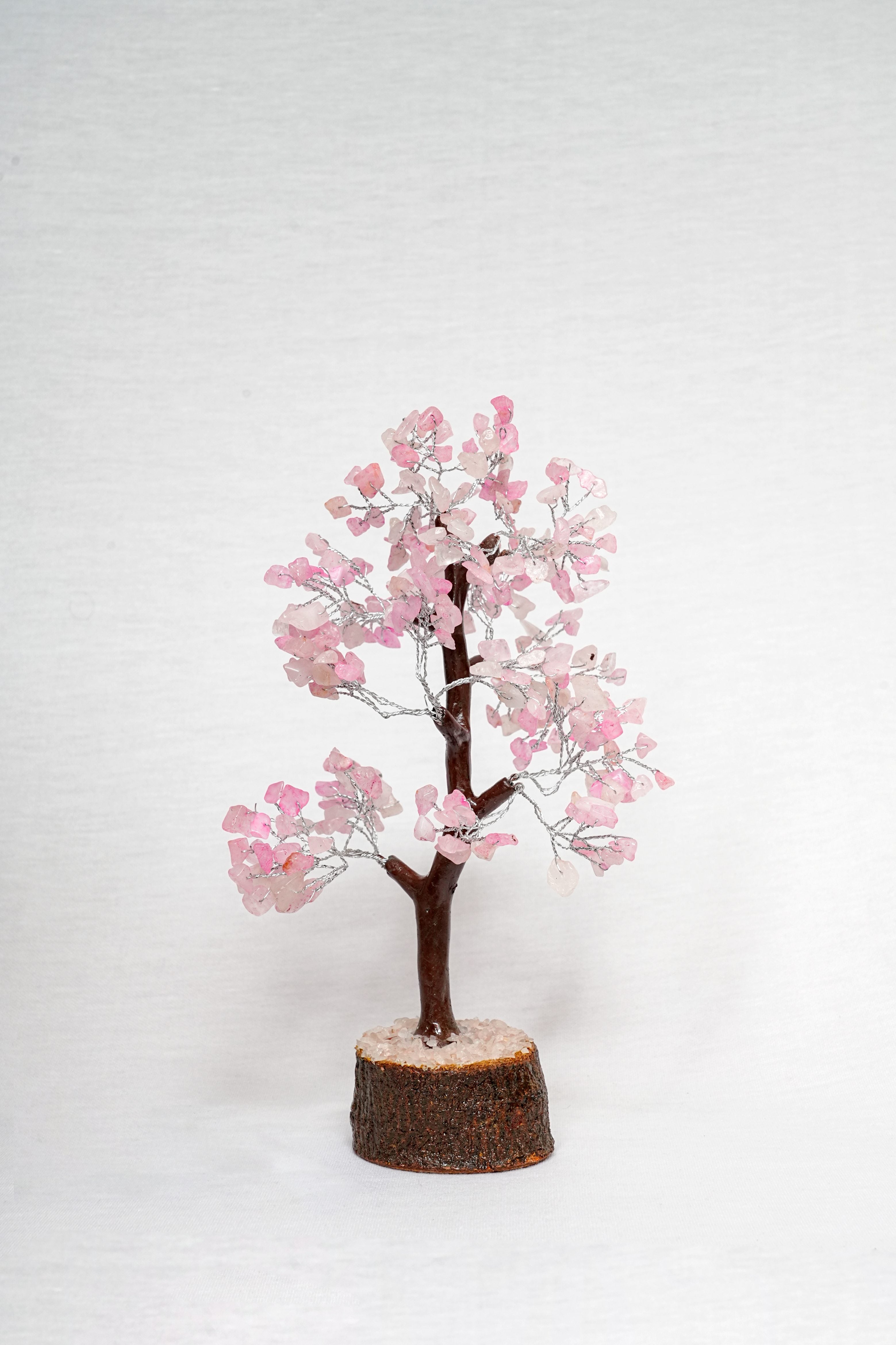 Rose Quartz Stone Tree