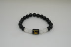 Scorpio Black Onyx And White Moonstone Bracelet