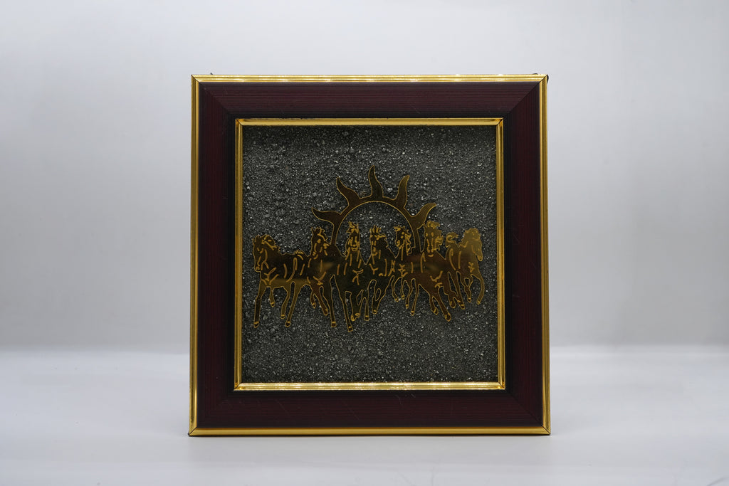 Seven Horses Sun God Wall Frame 1