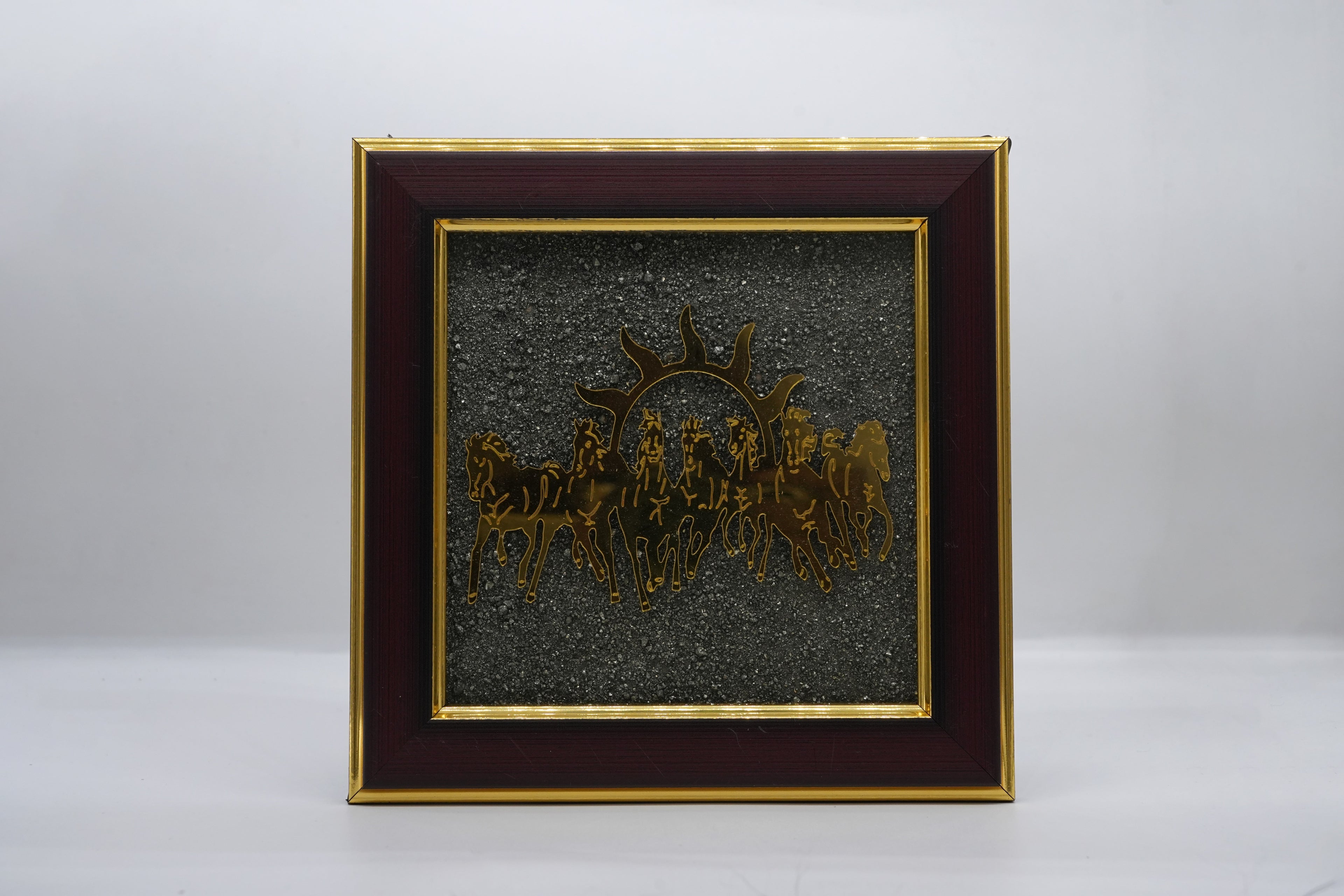 Seven Horses Sun God Wall Frame 1