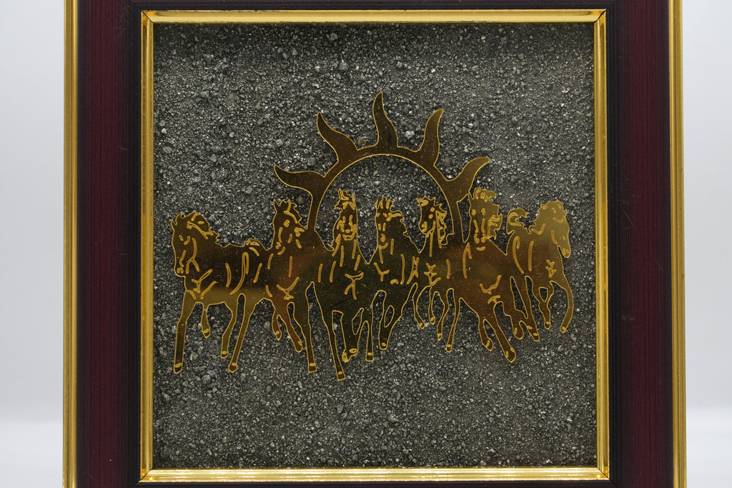 Seven Horses Sun God Wall Frame 1