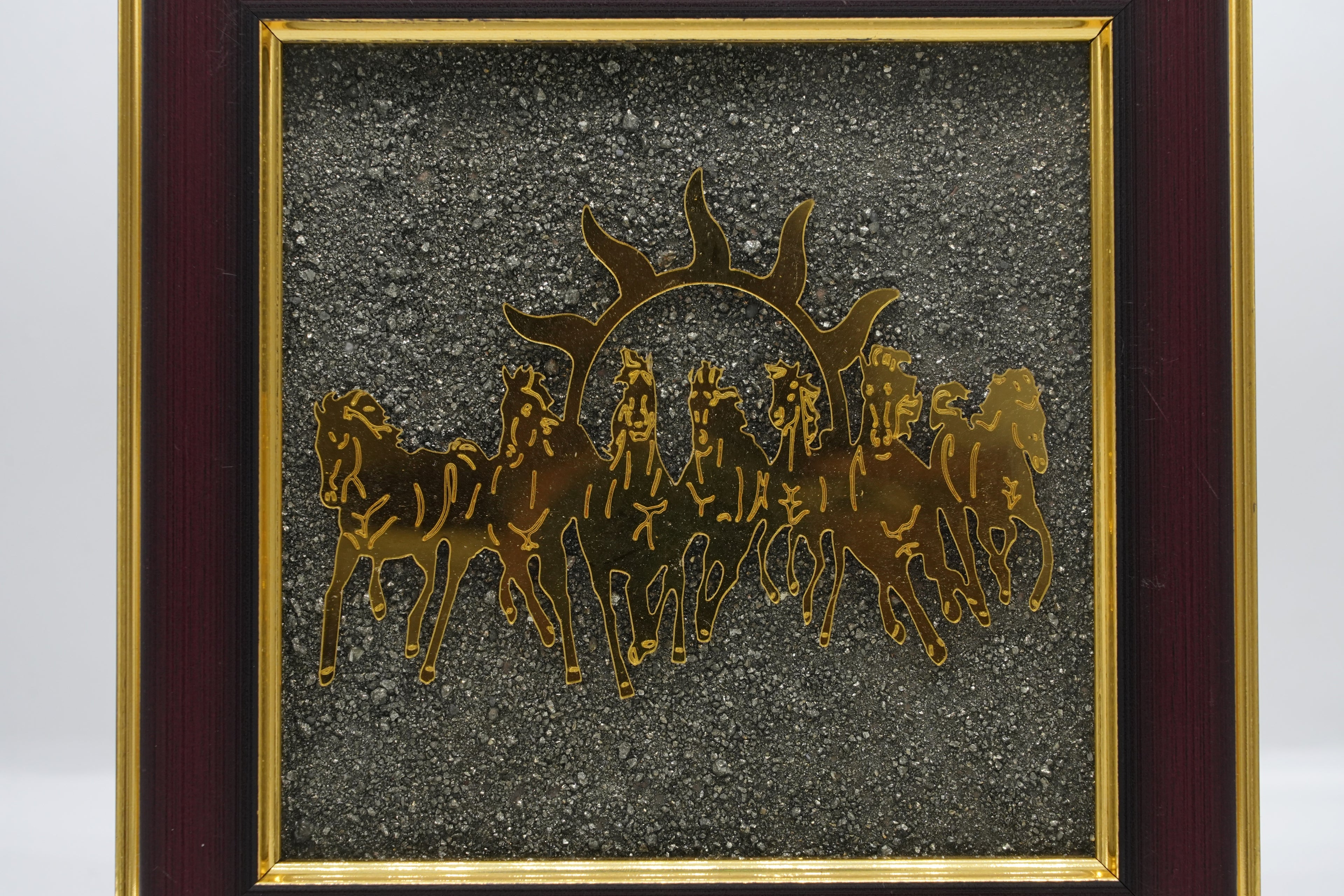 Seven Horses Sun God Wall Frame 1