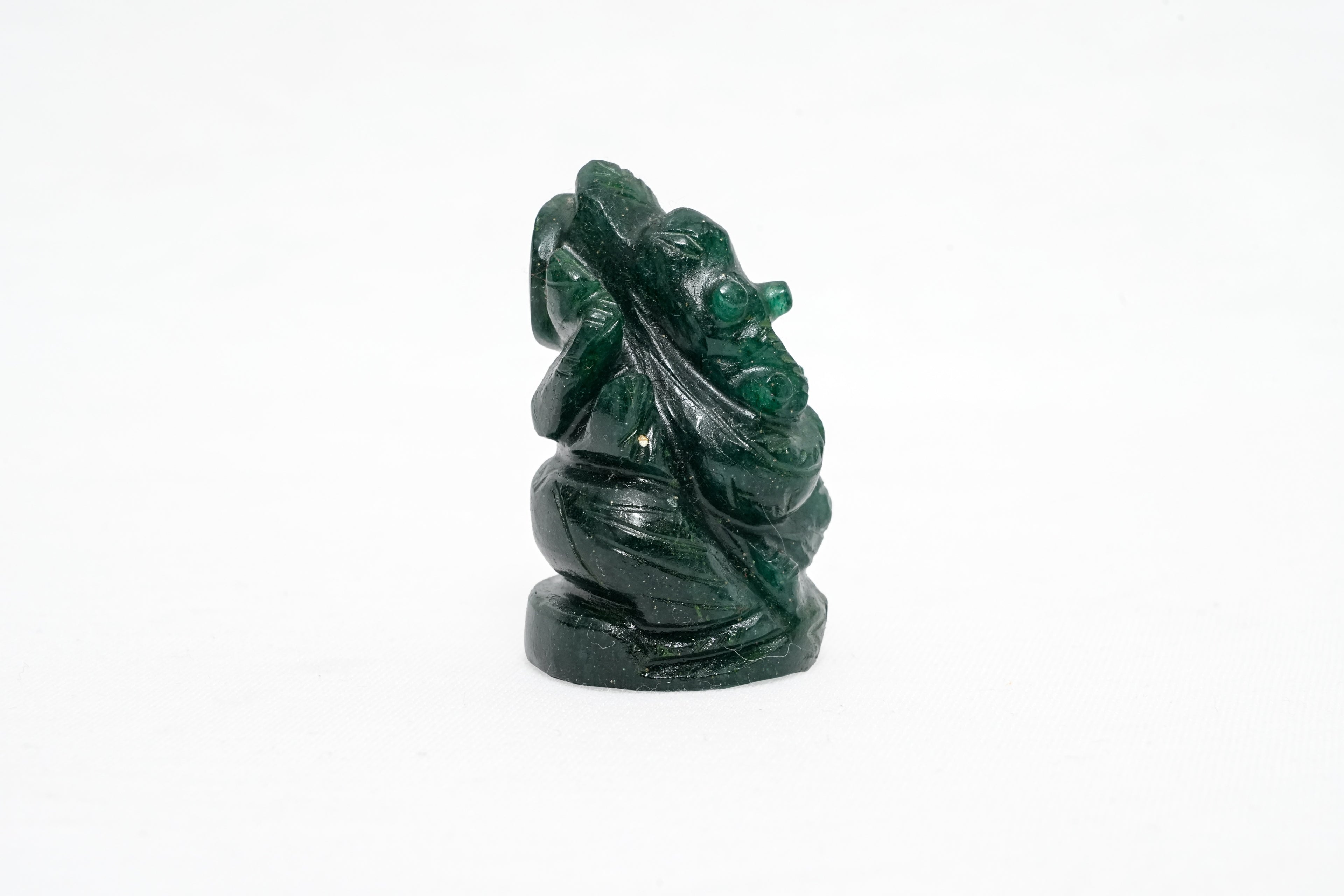 Green Aventurine Ganeshji Murti 1