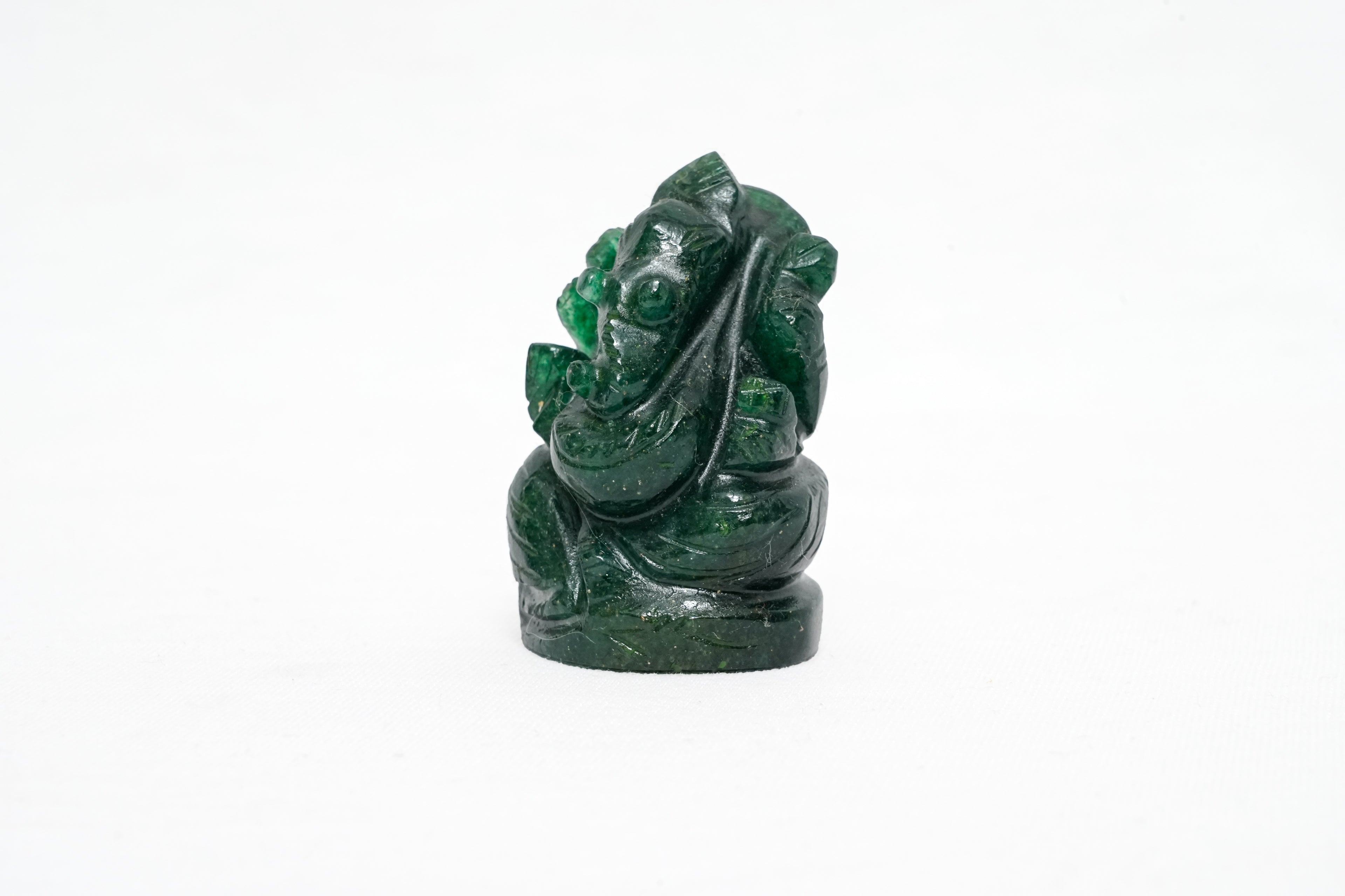 Green Aventurine Ganeshji Murti 1