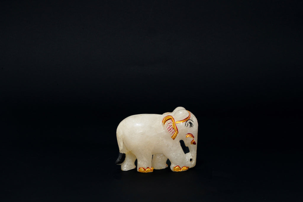White Quartz Elephant 5 Murti 1