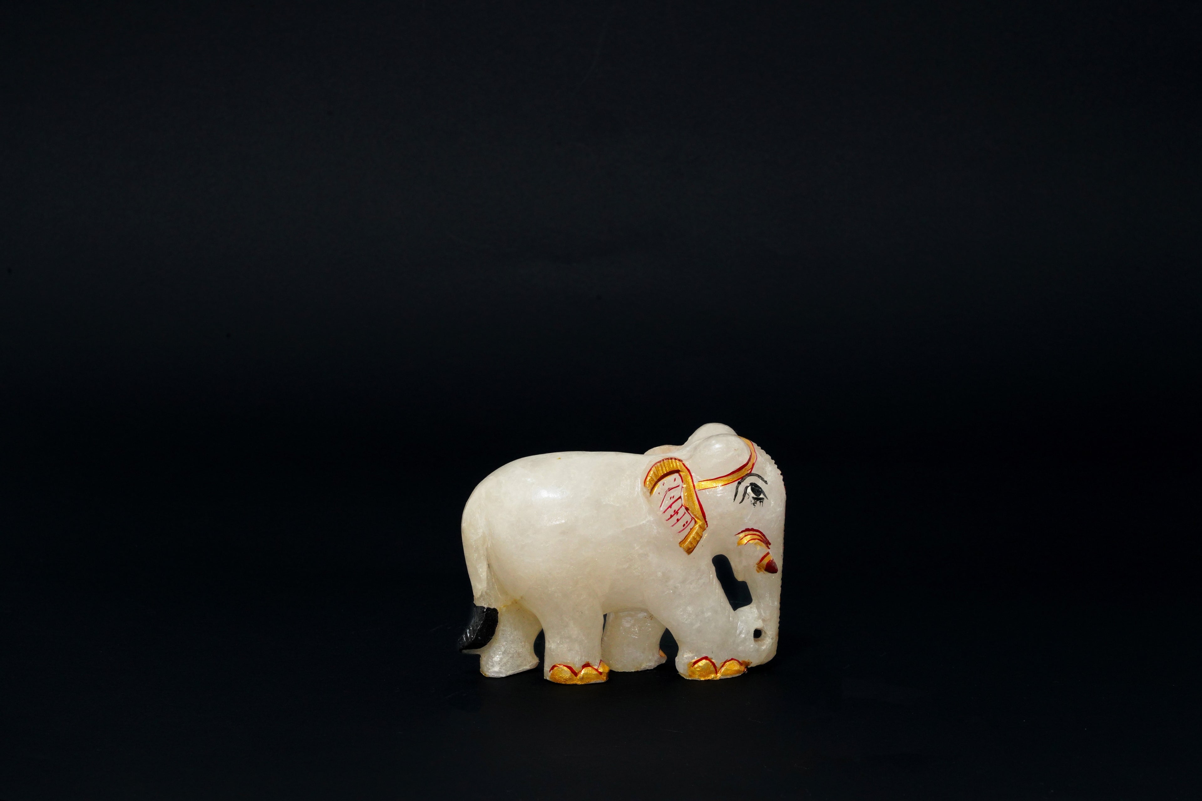 White Quartz Elephant 5 Murti 1