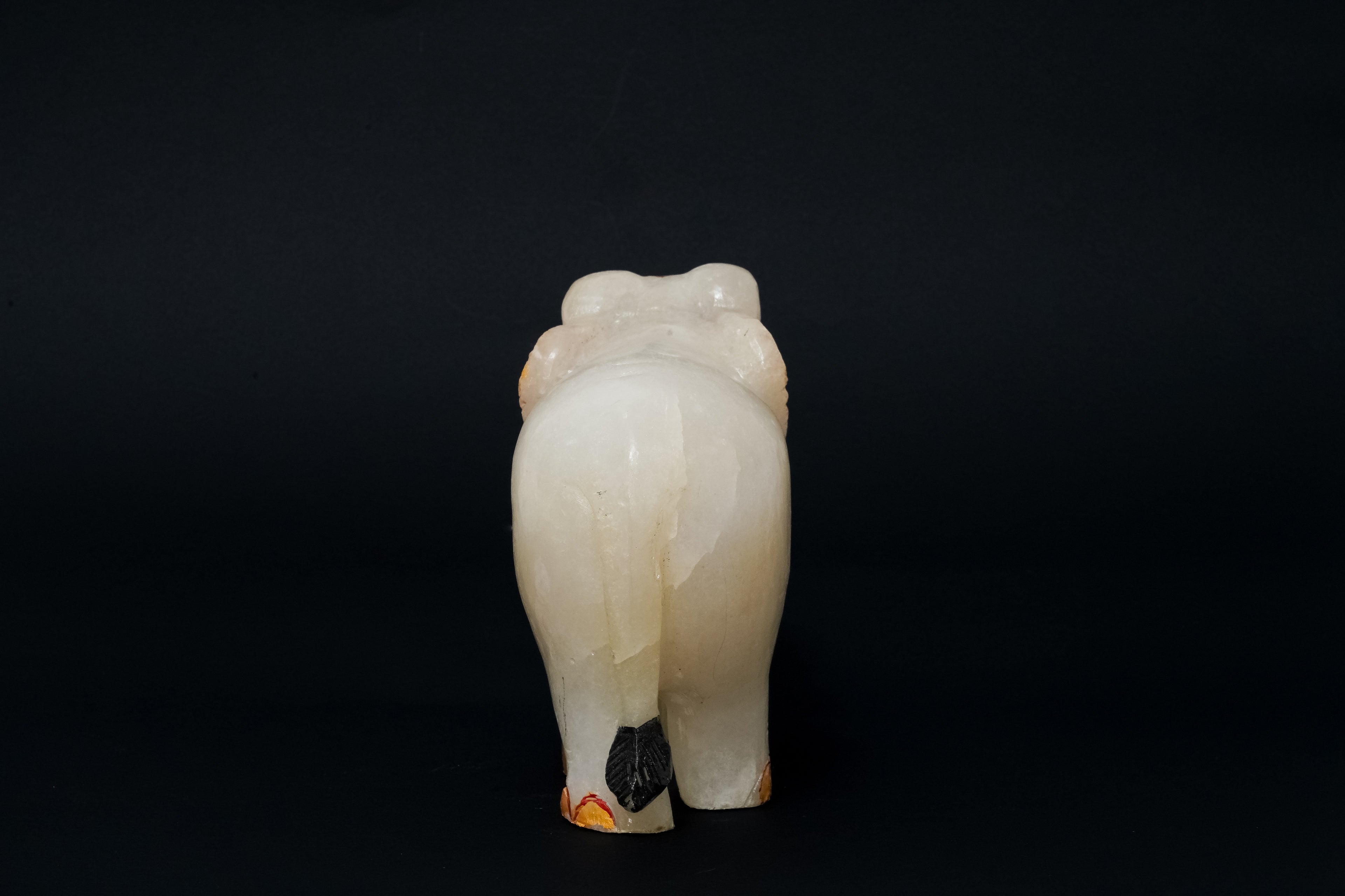 White Quartz Elephant Murti 1