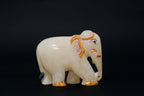 White Quartz Elephant Murti 1