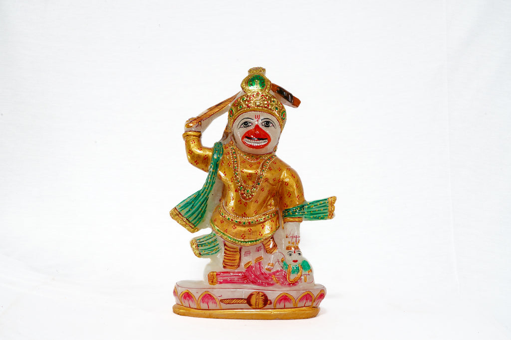 White Quartz Hanumanji Murti 1