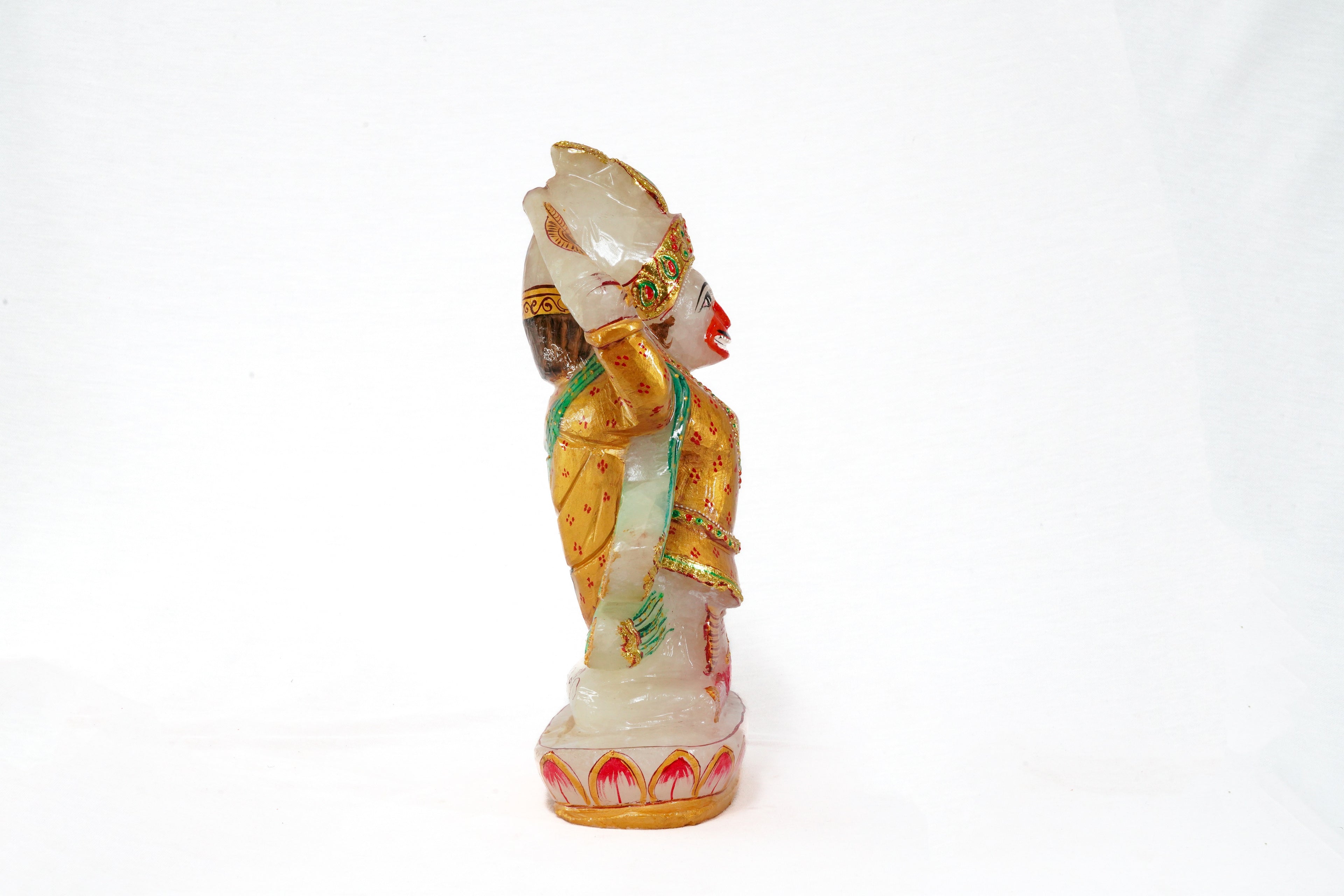 White Quartz Hanumanji Murti 1